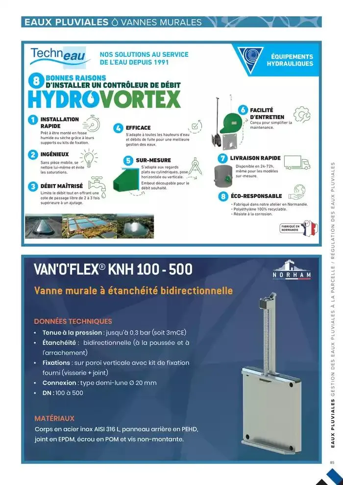 ASSAINISSEMENT NON COLLECTIF ET GESTION DES EAUX PLUVIALES du 4 mars au 31 décembre 2025 - Catalogue page 85