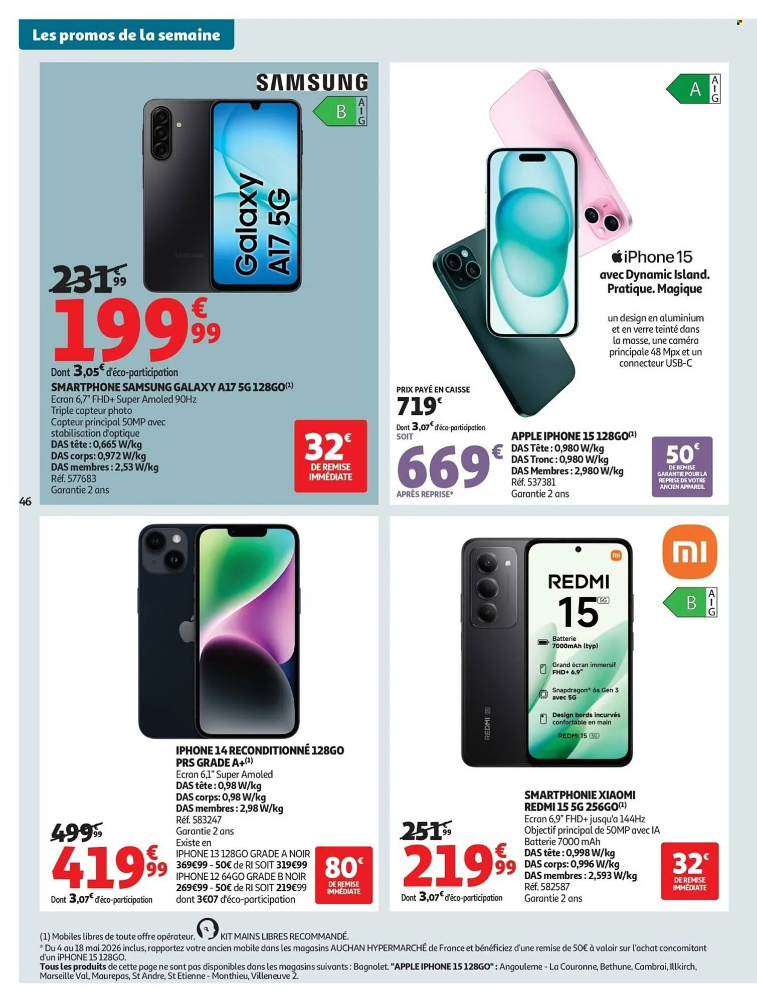 Catalogue Auchan du 5 mai au 17 mai 2026 - Catalogue page 46