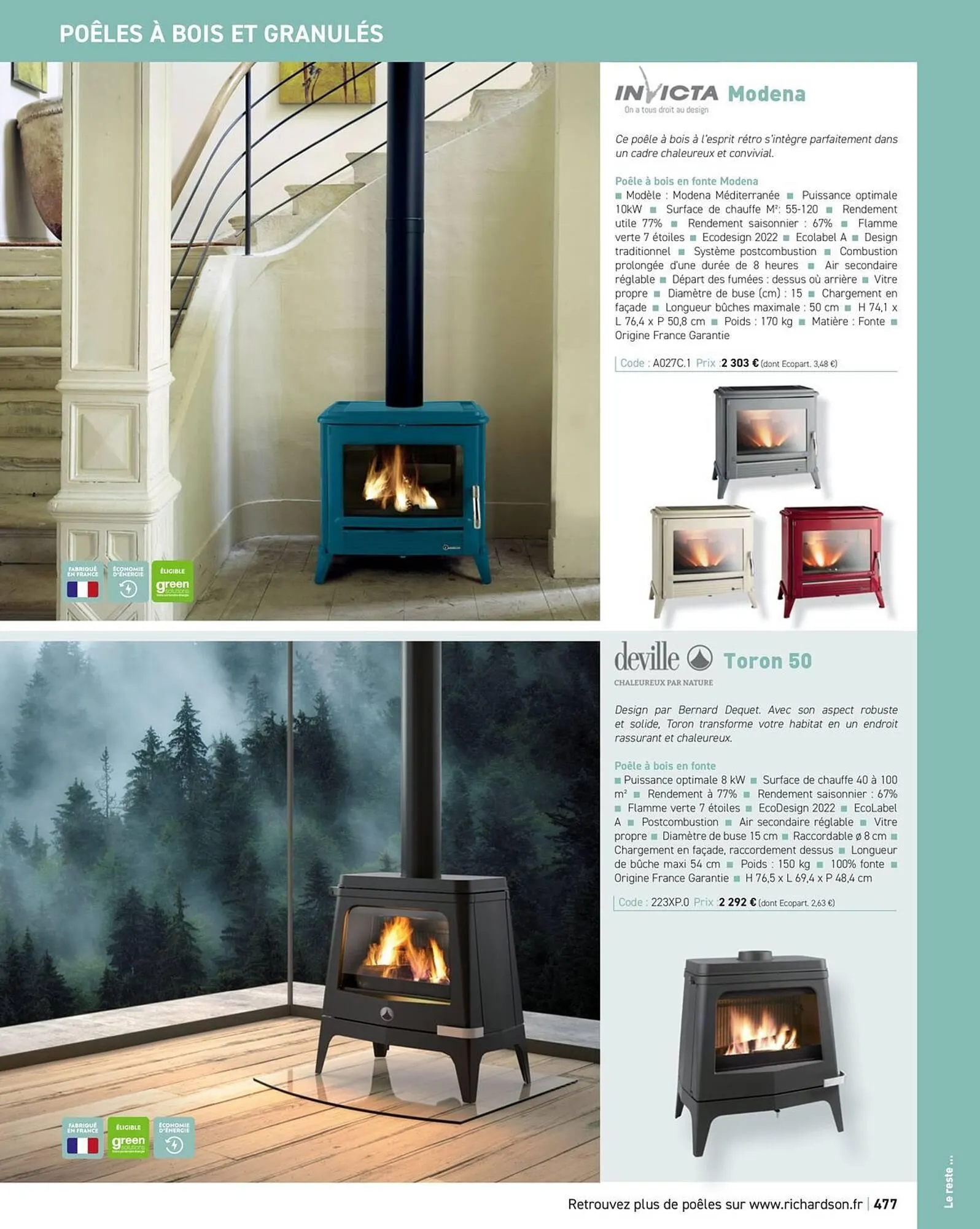 Catalogue Richardson du 11 avril au 31 décembre 2025 - Catalogue page 479