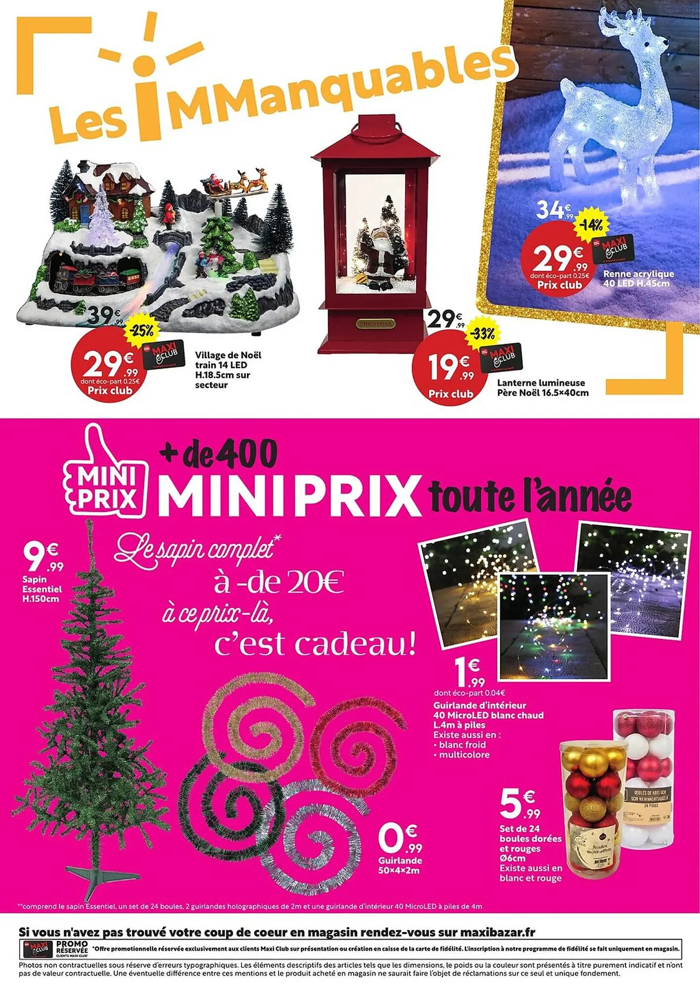 Catalogue Maxi Bazar du 5 novembre au 7 décembre 2025 - Catalogue page 20