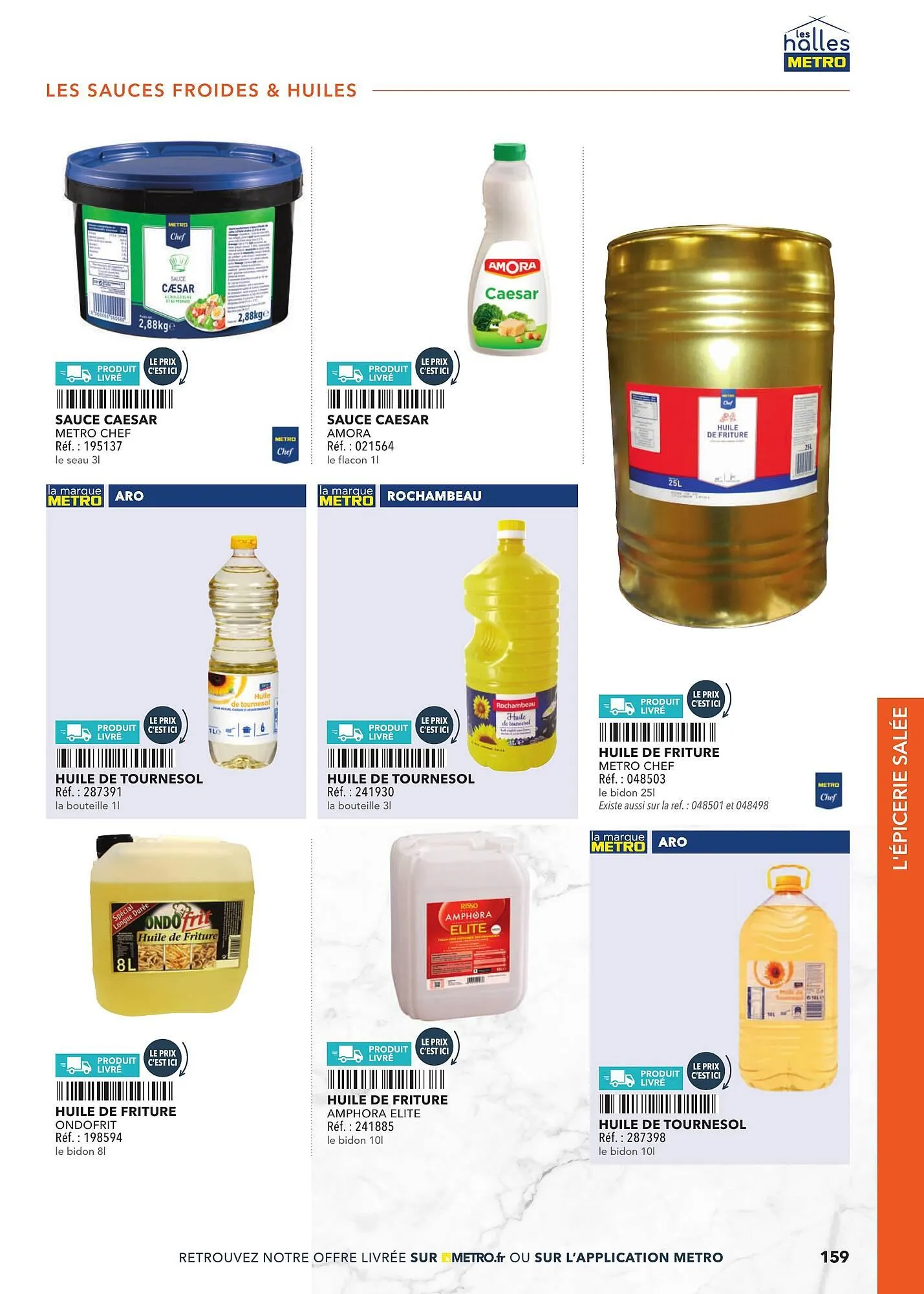 Catalogue METRO du 2 mars au 31 décembre 2025 - Catalogue page 159
