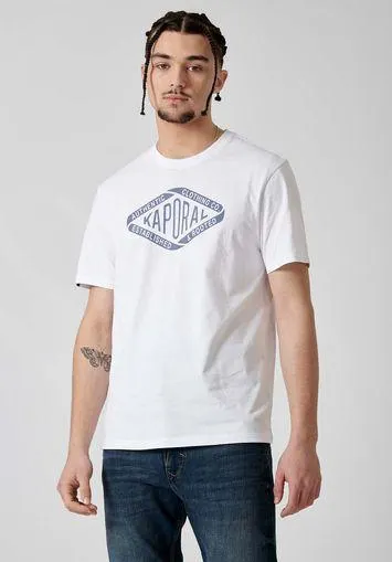 T-shirt blanc homme 100% coton