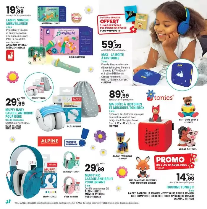 PRINTEMPS 2025 du 2 avril au 28 juin 2025 - Catalogue page 72