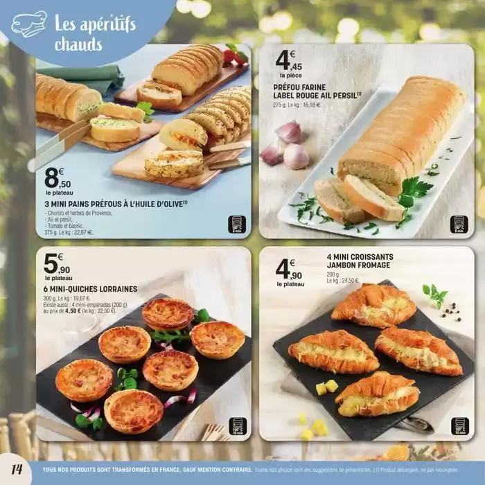 CARTE TRAITEUR PERMANENTE du 3 avril au 30 mars 2026 - Catalogue page 14