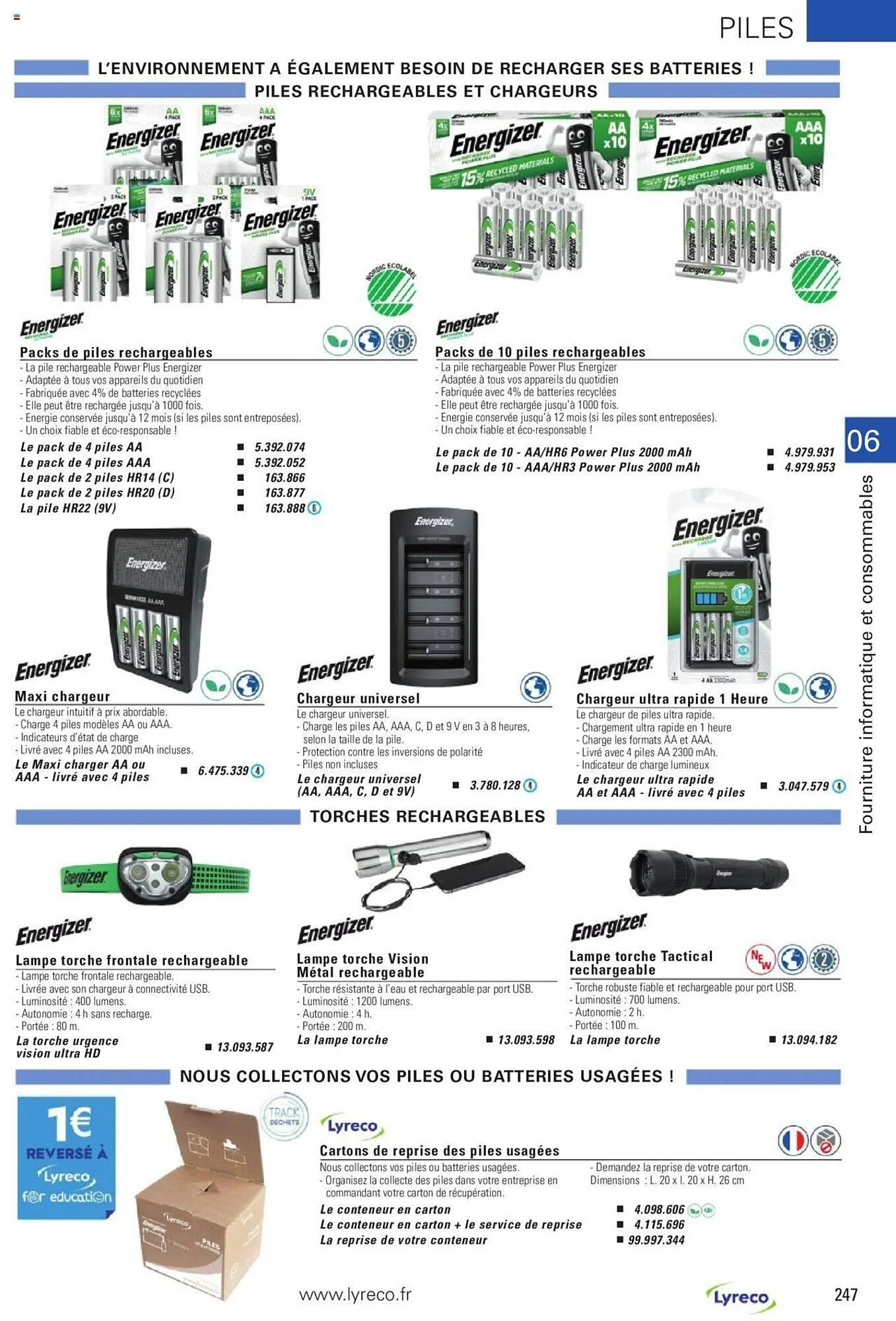 Catalogue Lyreco du 15 mai au 31 décembre 2023 - Catalogue page 247