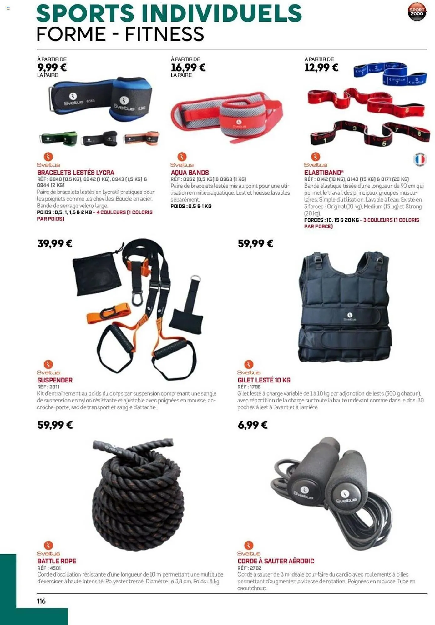 Catalogue Sport 2000 du 28 mai au 31 décembre 2025 - Catalogue page 116