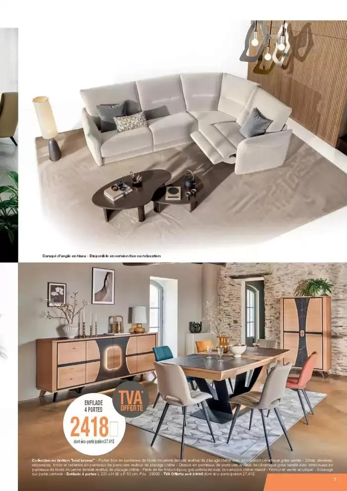 Jusqu’au 26 avril, profitez de la TVA OFFERTE du 21 mars au 26 avril 2025 - Catalogue page 7