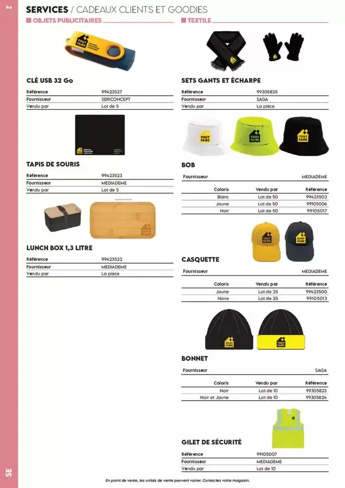 Tout faire +de 15 000 Produits du 17 décembre au 30 juin 2025 - Catalogue page 719