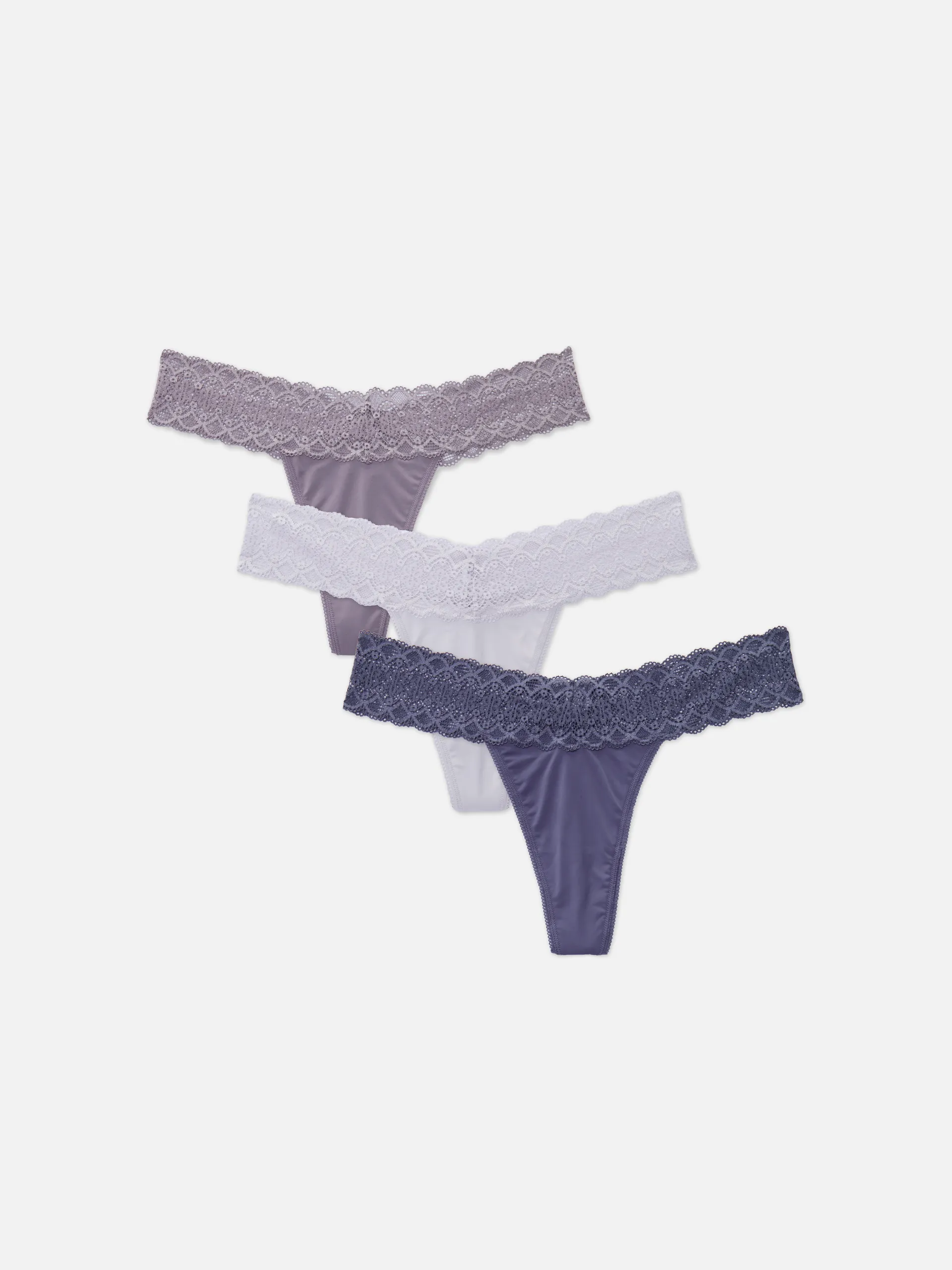 Bandeau-Tangas, 3er-Pack