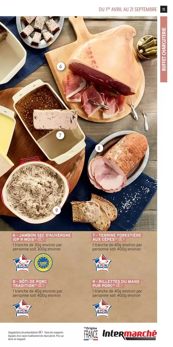 CATALOGUE TRAITEUR PRINTEMPS ETE du 1 avril au 21 septembre 2025 - Catalogue page 15