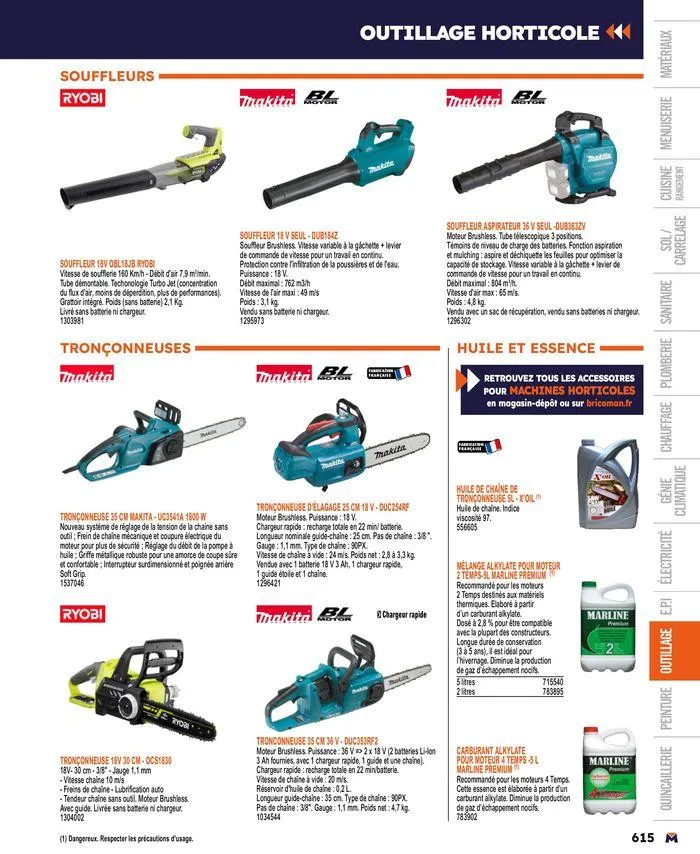 Guide produits 2024 du 15 mars au 31 décembre 2024 - Catalogue page 615
