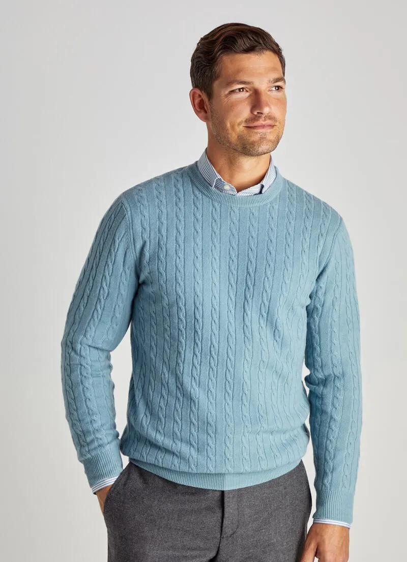 PULL TRICOTÉ À LA MAIN EN CACHEMIRE