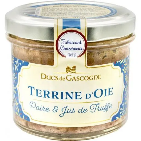 Terrine d'Oie, poire et jus de truffe (1%)