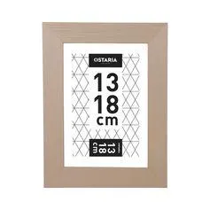 Cadre photo ZOÉ marron 13x18cm