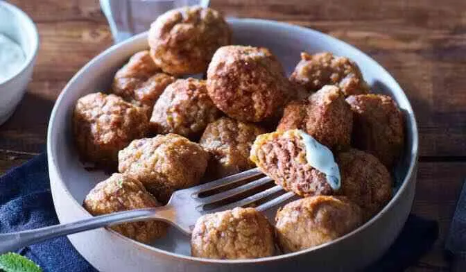 Boulettes au boeuf et aux oignons, 30 pièces environ