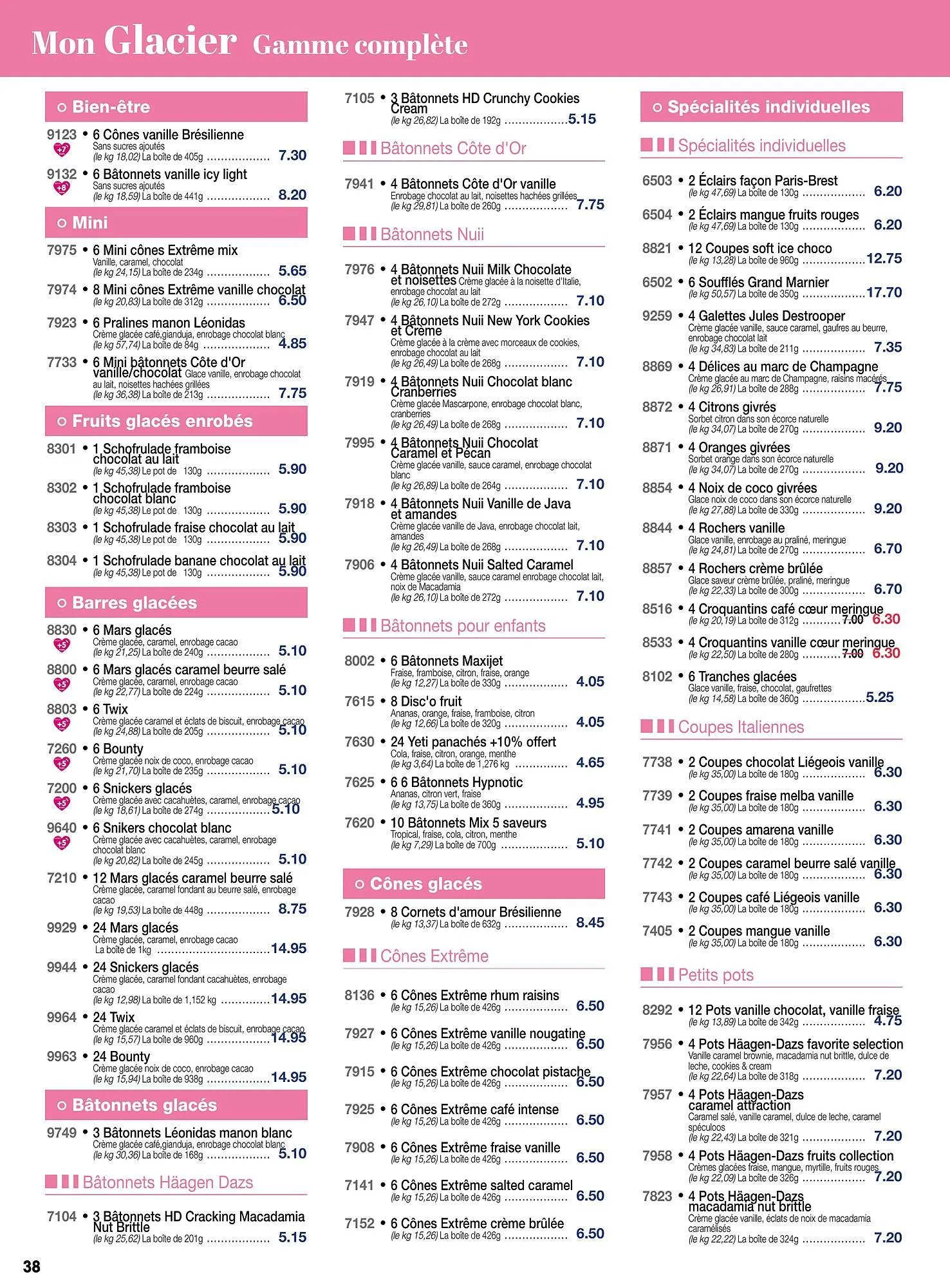 Catalogue Croque Gel du 30 décembre au 1 février 2026 - Catalogue page 38