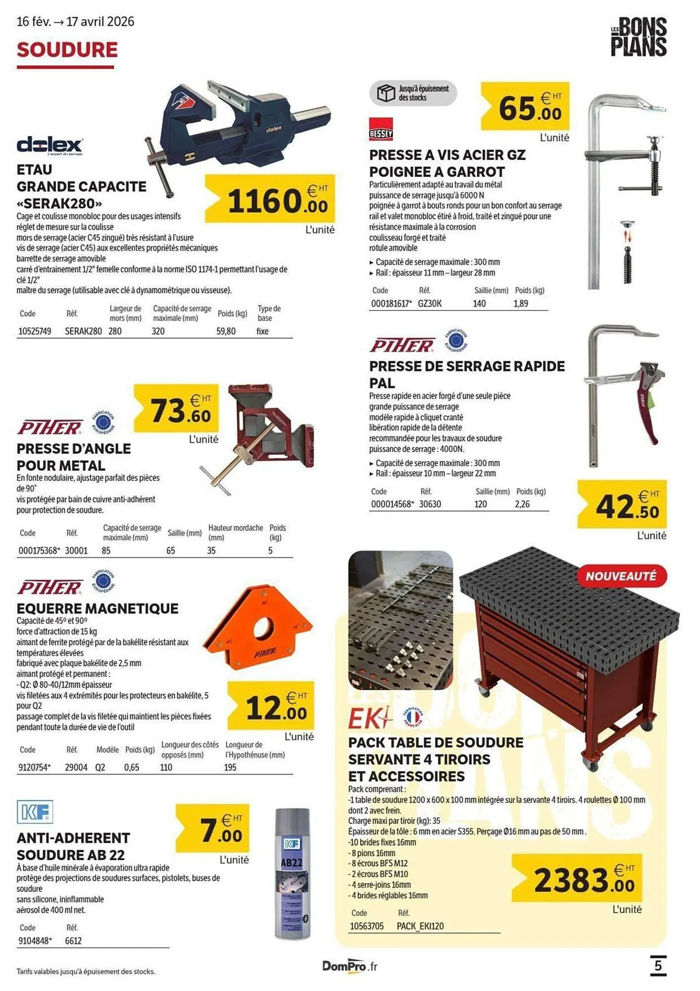 Catalogue DomPro du 17 février au 17 avril 2026 - Catalogue page 5