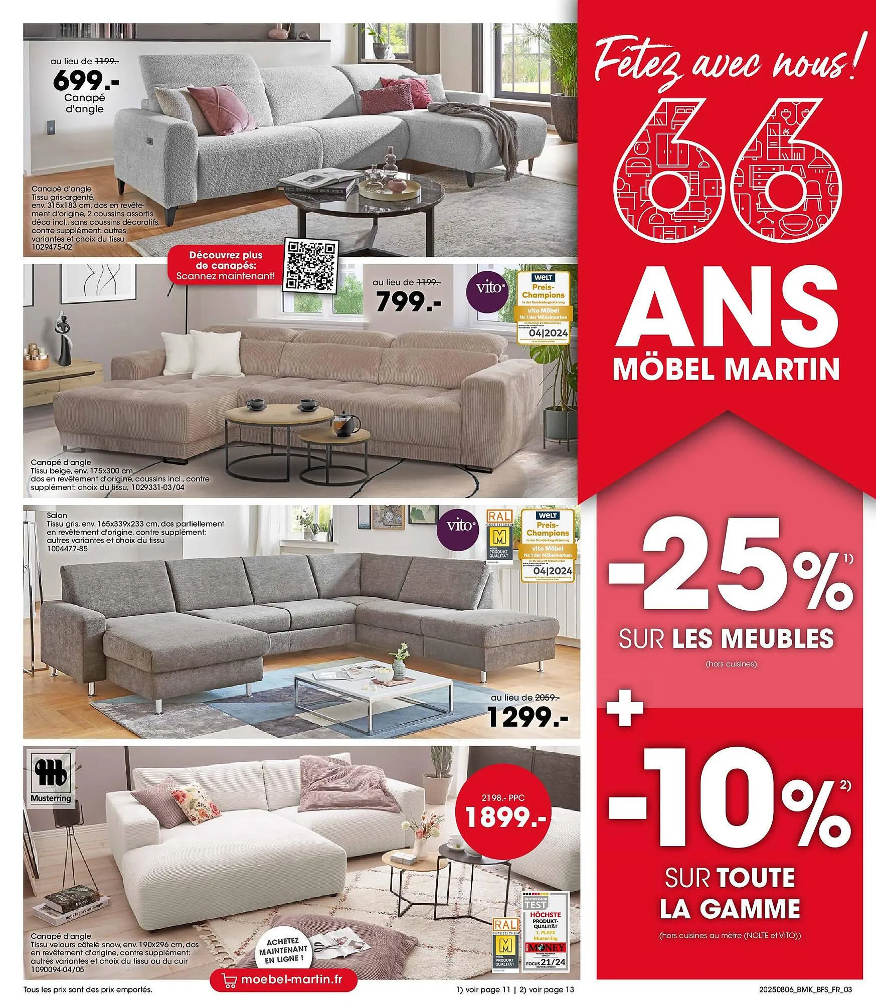Catalogue Möbel Martin du 5 août au 19 août 2025 - Catalogue page 3