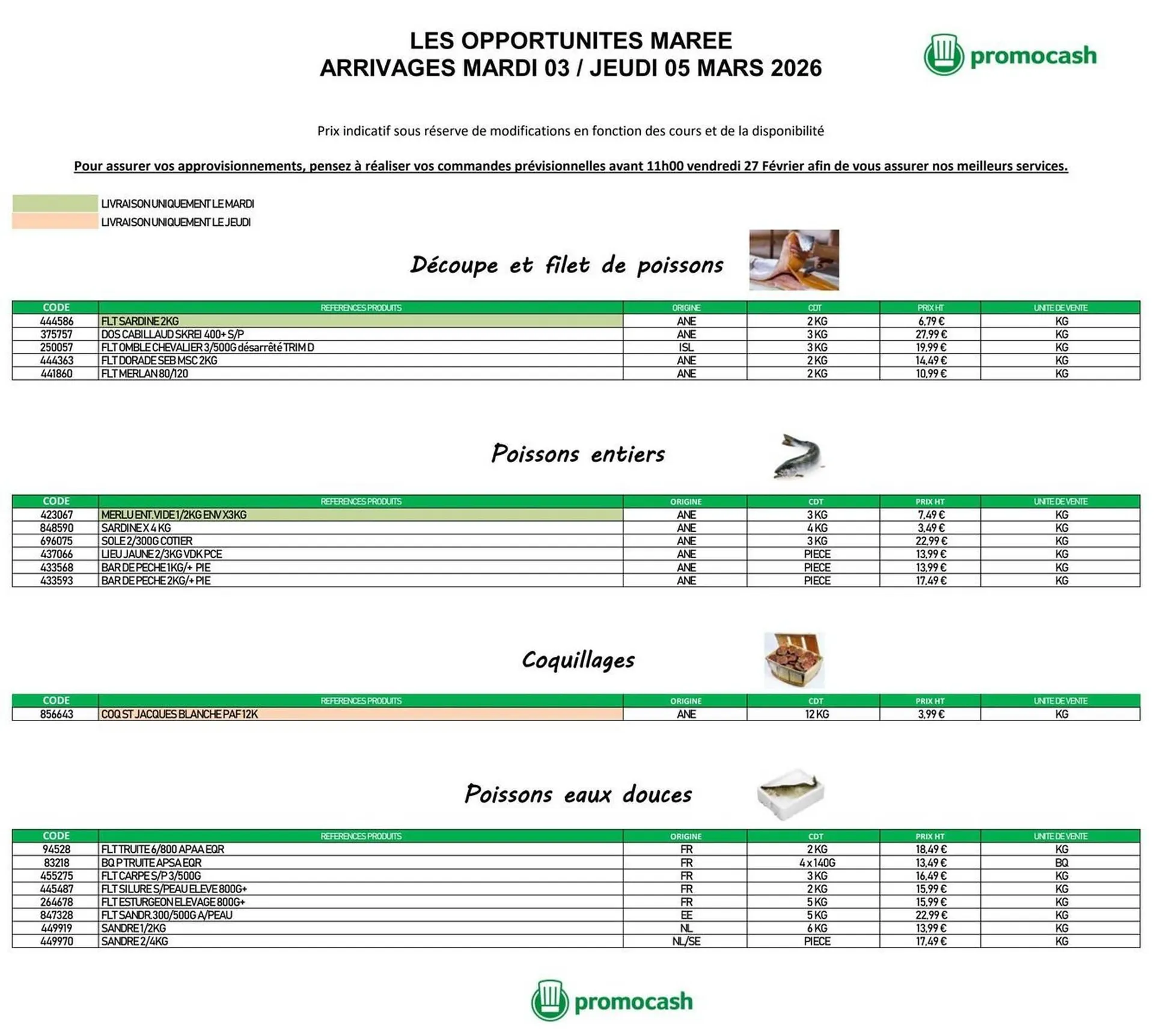 Catalogue Promocash du 3 mars au 5 mars 2026 - Catalogue page 1