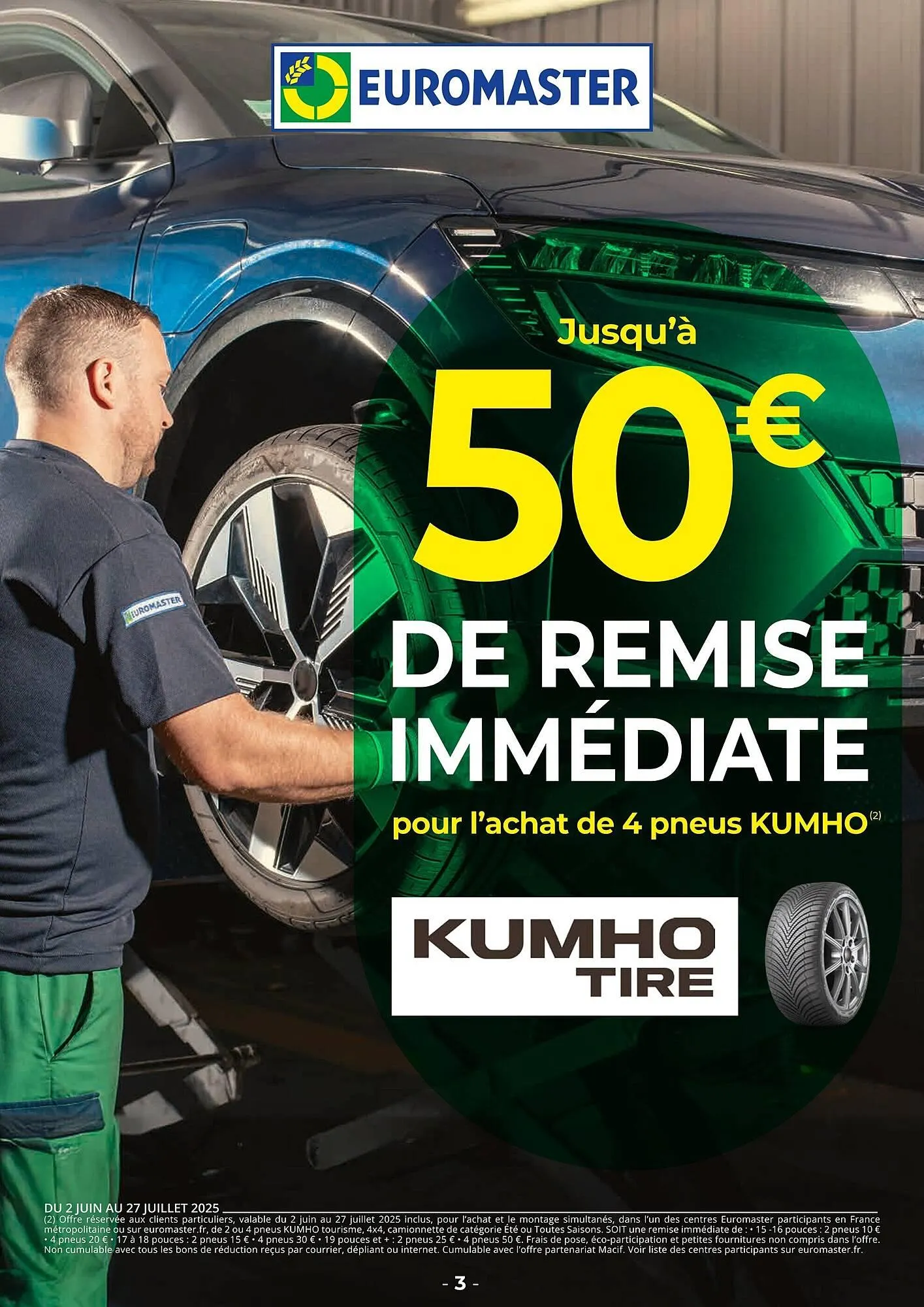 Catalogue Euromaster du 23 juin au 29 juin 2025 - Catalogue page 3