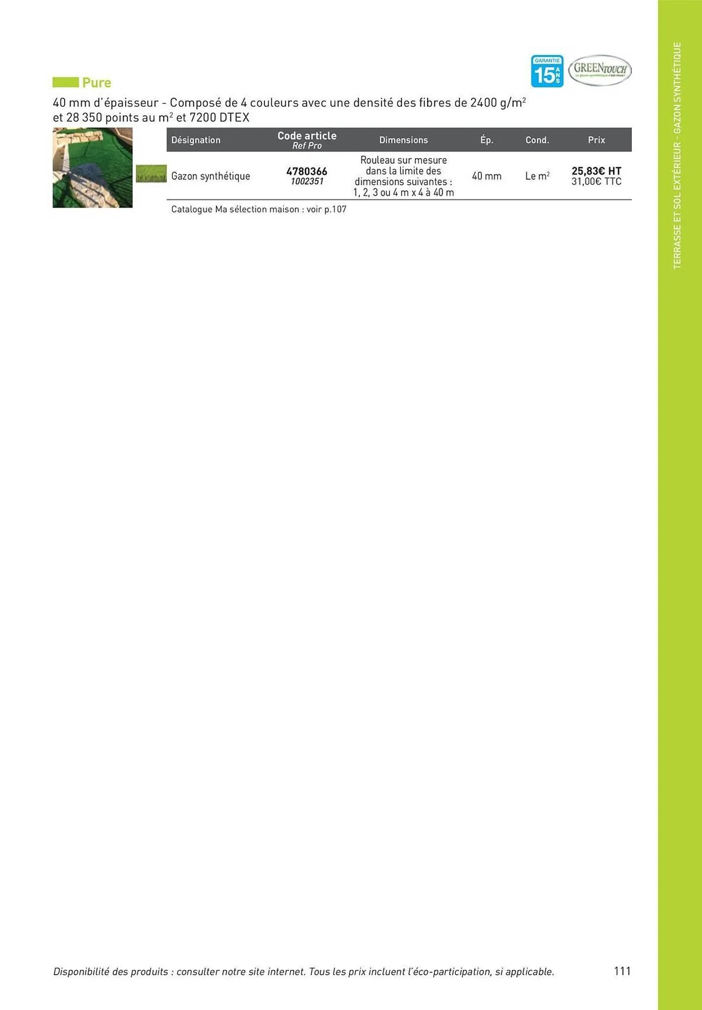 Catalogue Point P du 19 août au 1 janvier 2026 - Catalogue page 111