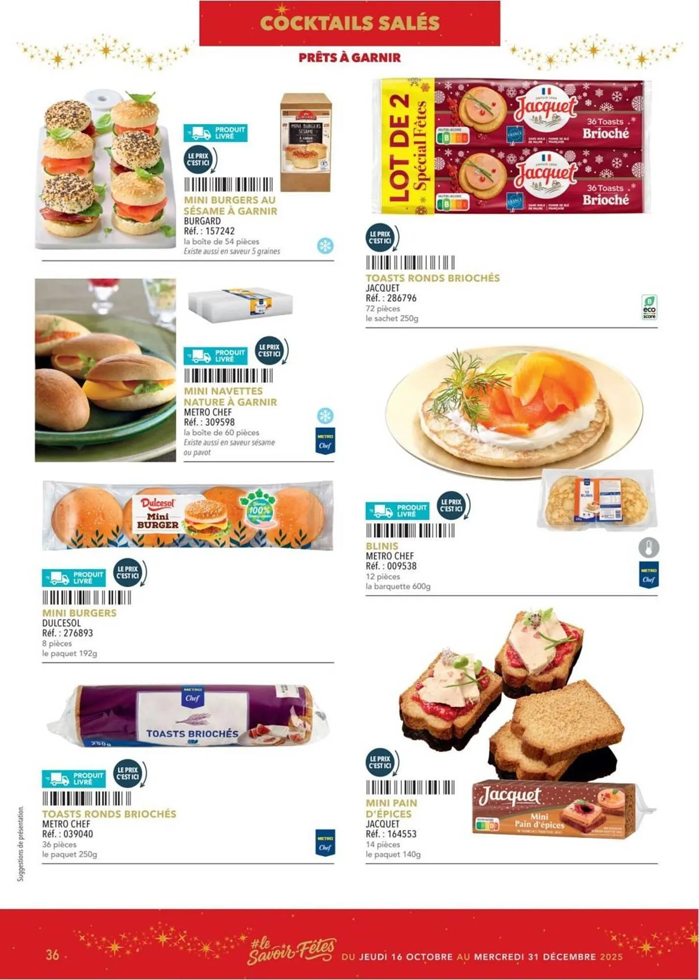 Catalogue METRO du 16 octobre au 31 décembre 2025 - Catalogue page 36