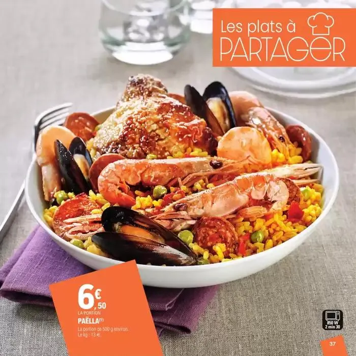 CARTE TRAITEUR PERMANENTE - MIXTE du 27 mars au 24 novembre 2025 - Catalogue page 37