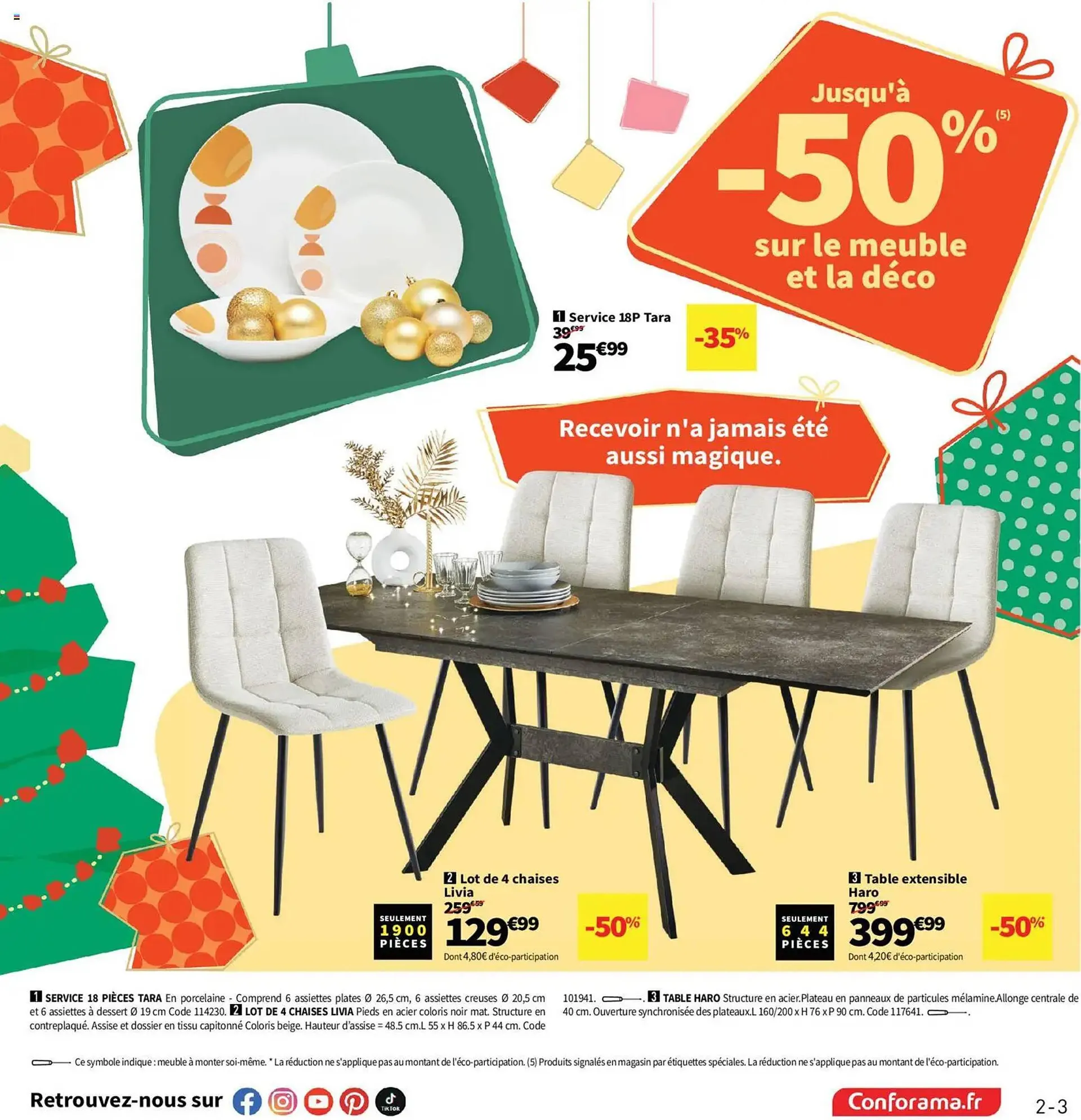 Catalogue Conforama du 28 octobre au 25 décembre 2025 - Catalogue page 3