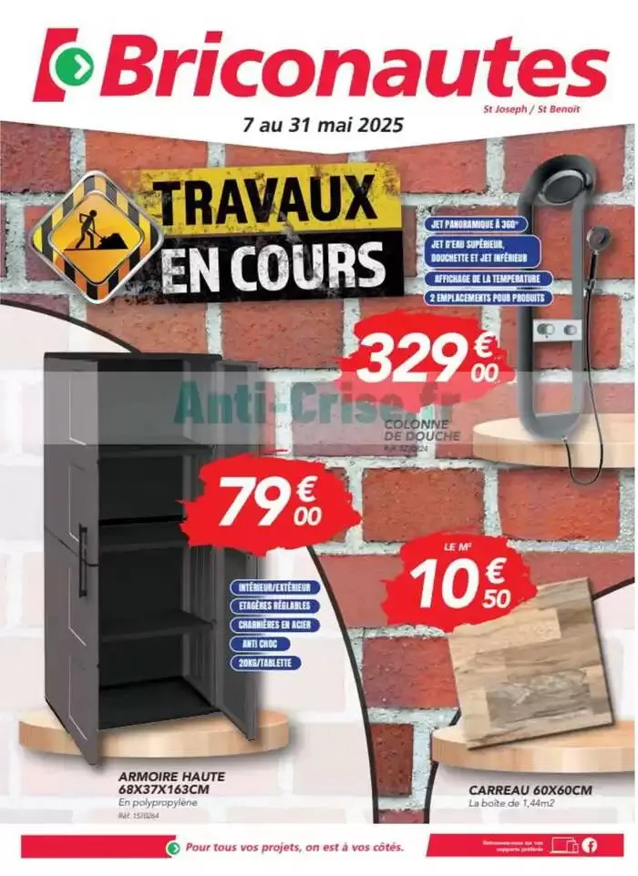 TRAVAUX EN COURS du 7 mai au 31 mai 2025 - Catalogue page 1