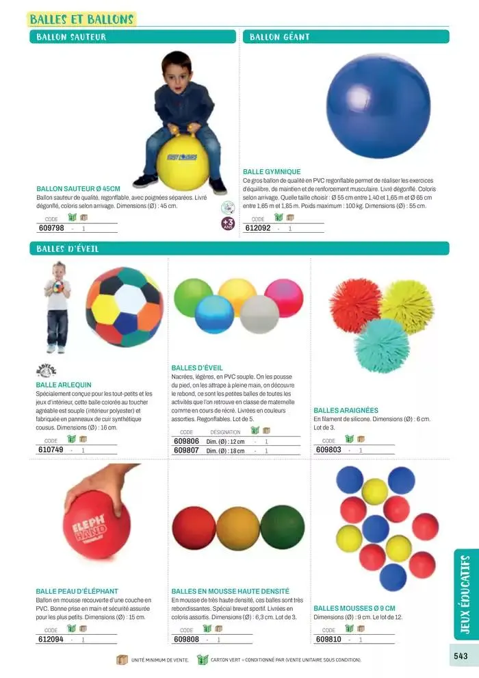 Nos Catalogues Thématiques du 1 janvier au 31 décembre 2025 - Catalogue page 545