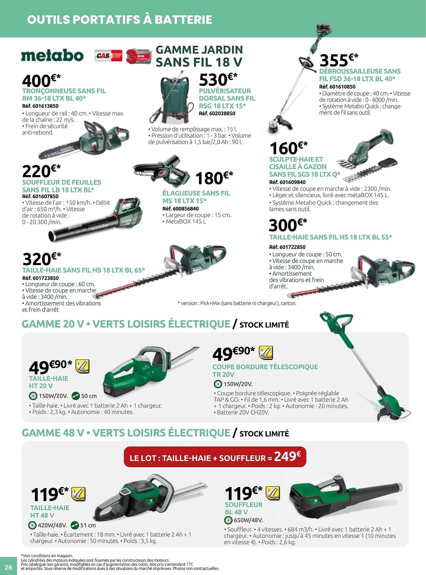 Catalogue Verts Loisirs du 18 mars au 30 mai 2026 - Catalogue page 26