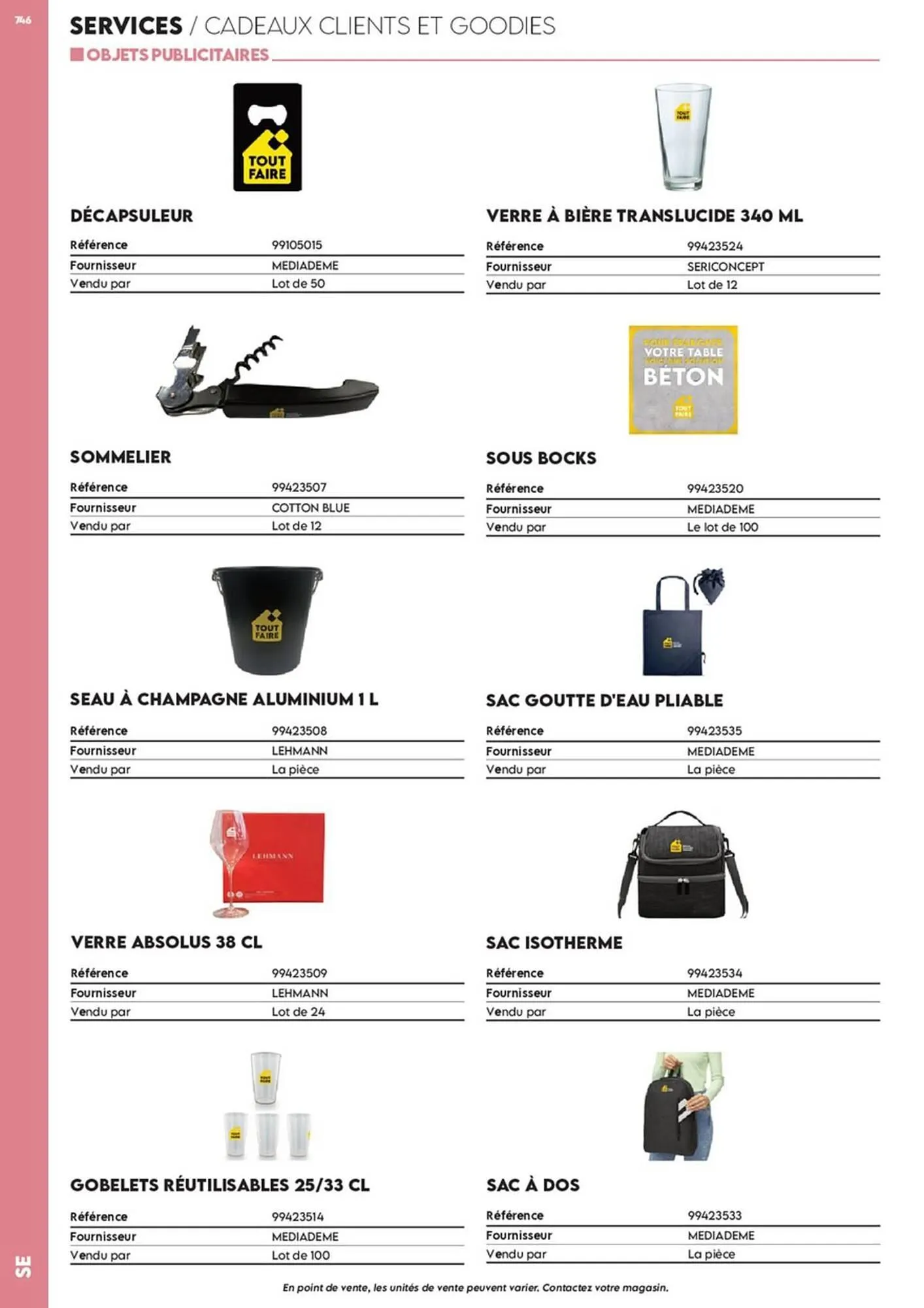 Catalogue Tout faire matériaux du 17 décembre au 30 décembre 2025 - Catalogue page 717