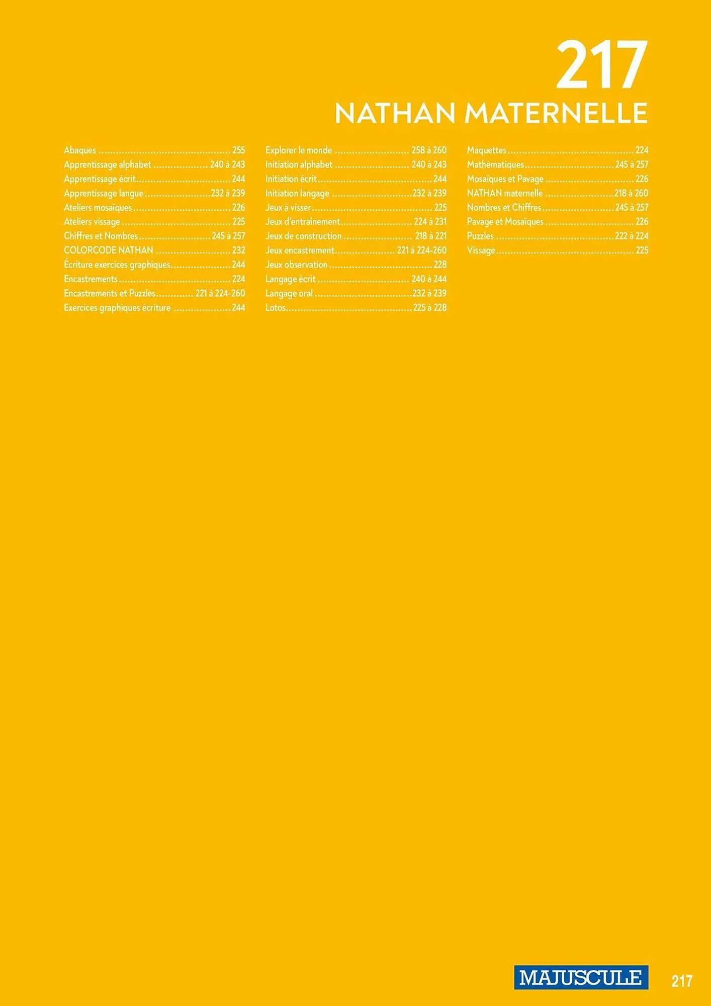 Catalogue Majuscule du 4 mars au 31 décembre 2025 - Catalogue page 241