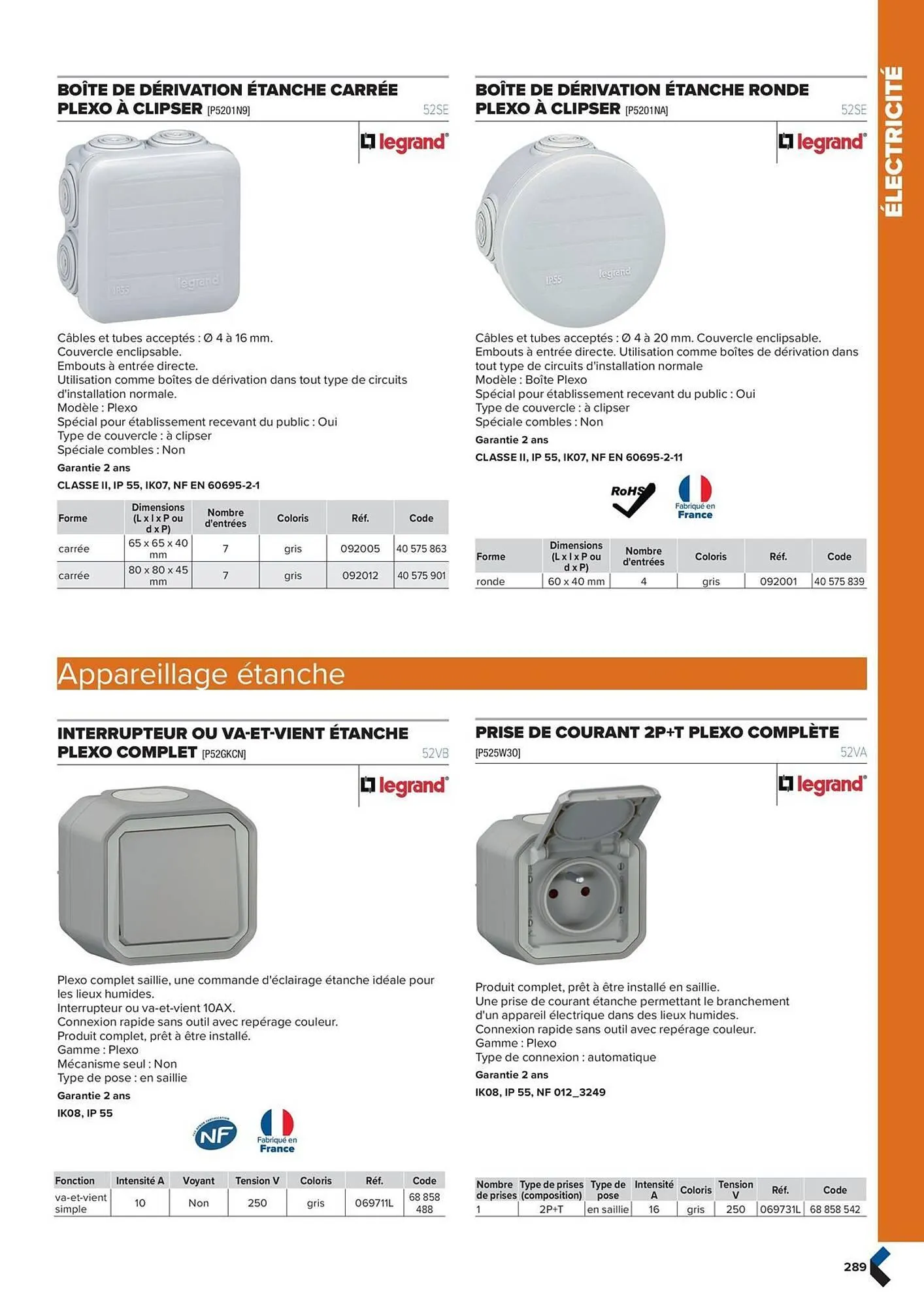Catalogue Prolians du 2 octobre au 31 décembre 2025 - Catalogue page 289