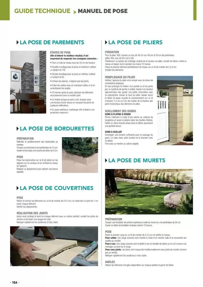 Aménagements Extérieurs 2025 du 30 avril au 31 décembre 2025 - Catalogue page 154