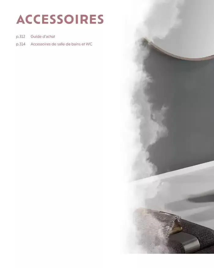 SALLE DE DE BAINS ET CARRELAGE 2025 du 11 avril au 31 décembre 2025 - Catalogue page 312