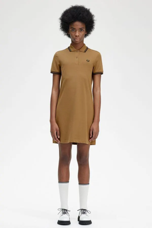 Robe polo Fred Perry à double liseré