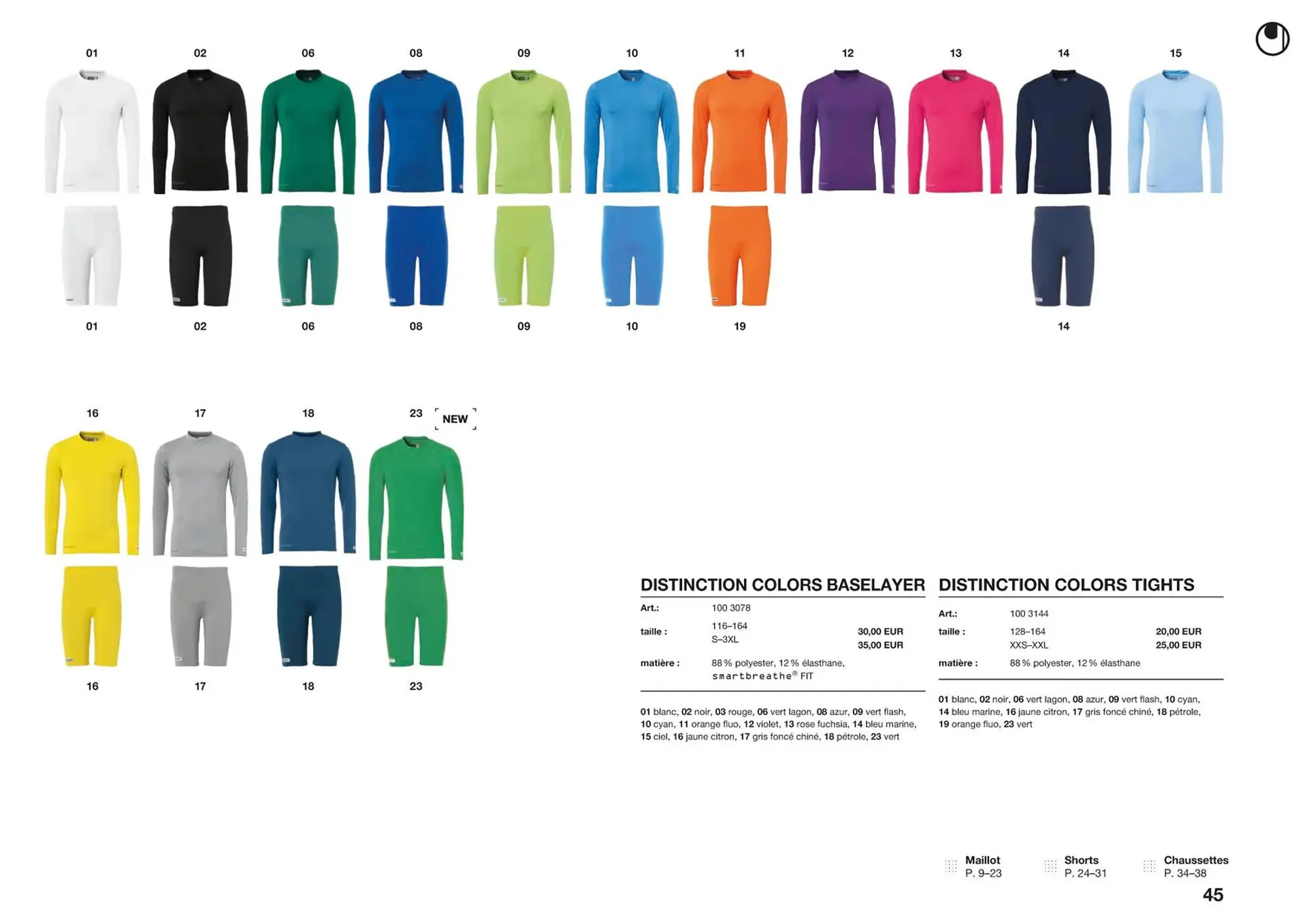 Catalogue Uhlsport du 1 mars au 31 décembre 2023 - Catalogue page 45