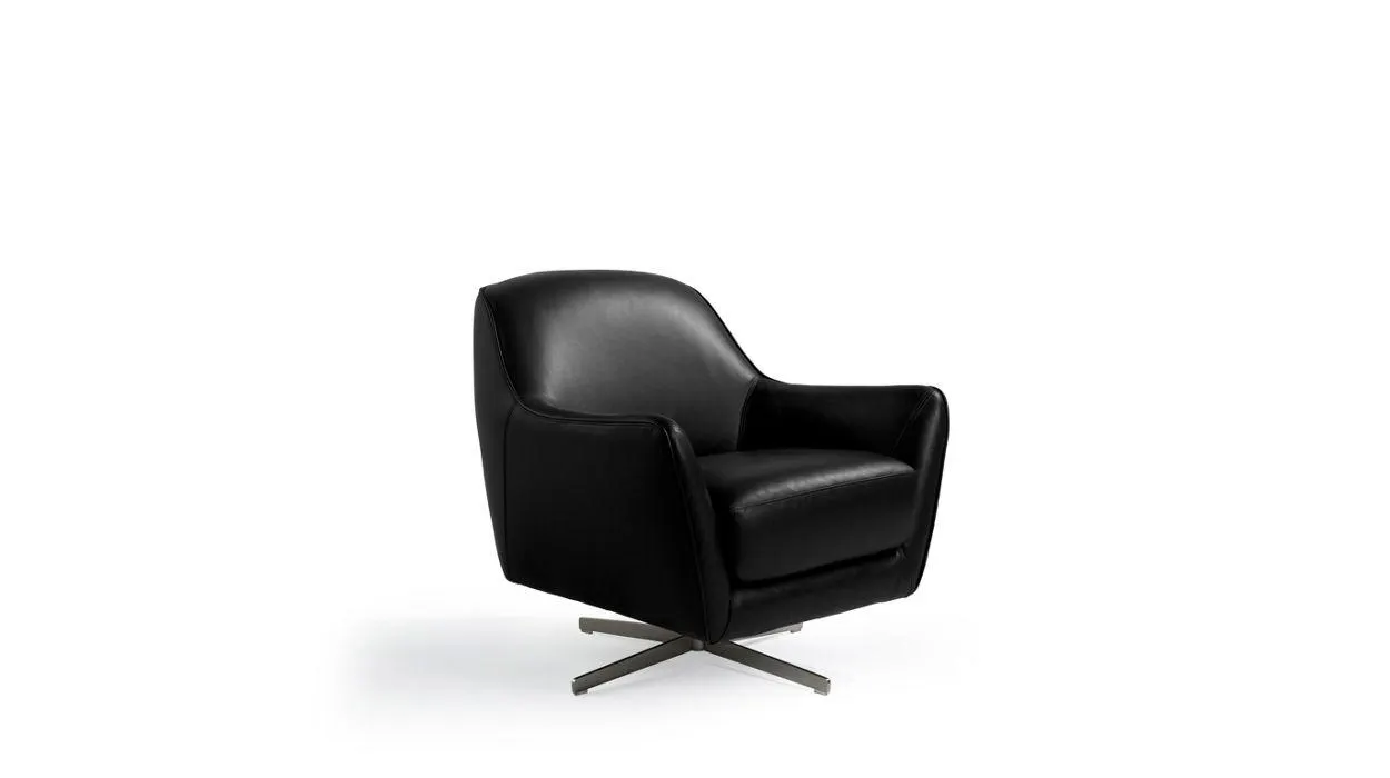 DRIVE Fauteuil pivotant 100% cuir