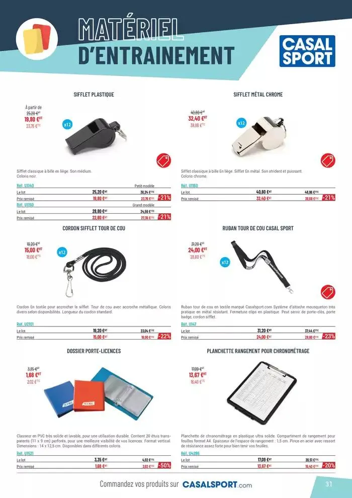 Offre promotionelle du 30 avril au 31 décembre 2025 - Catalogue page 31