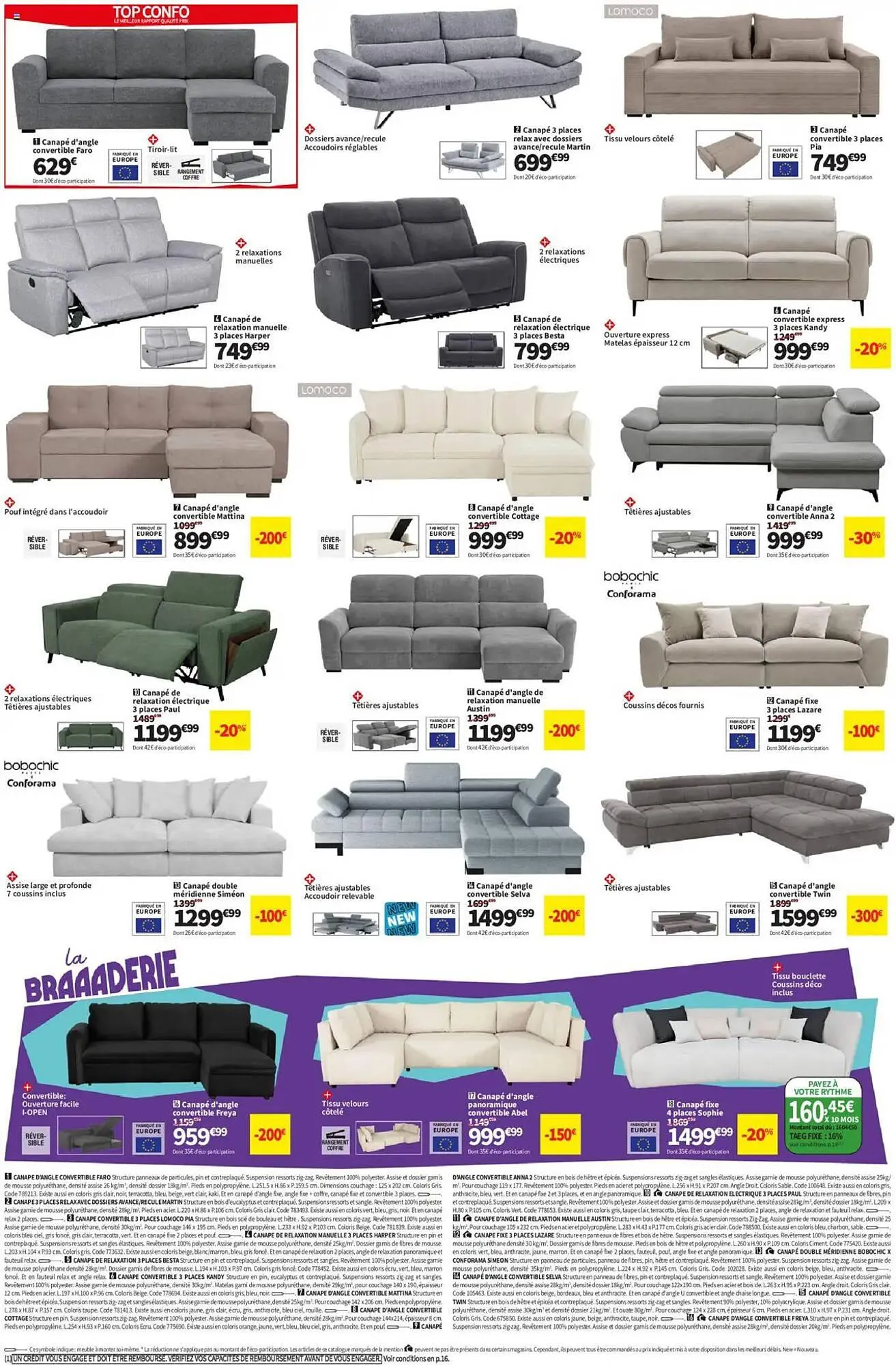 Catalogue Conforama du 1 avril au 21 avril 2025 - Catalogue page 2