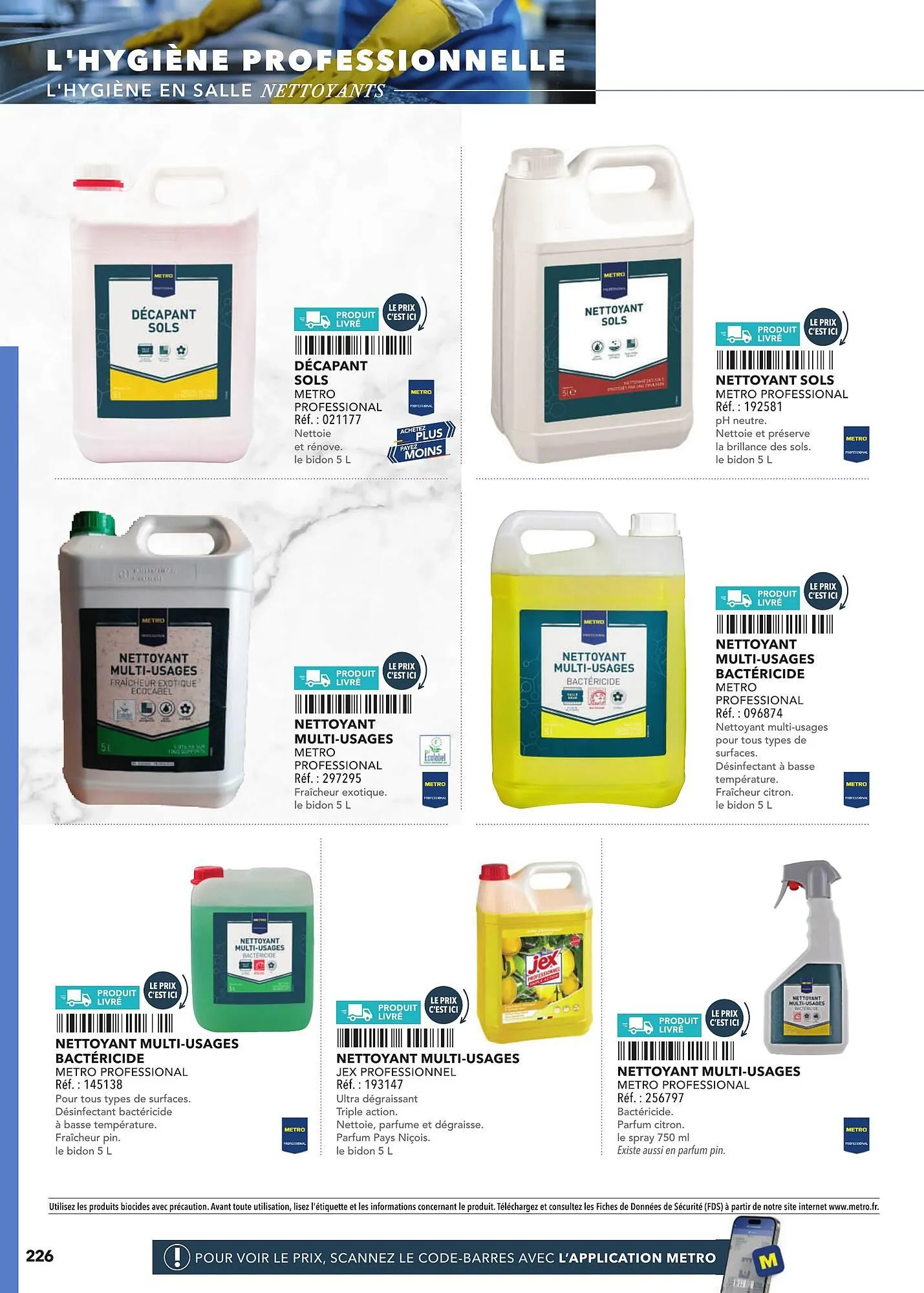 Catalogue METRO du 2 mars au 31 décembre 2025 - Catalogue page 226