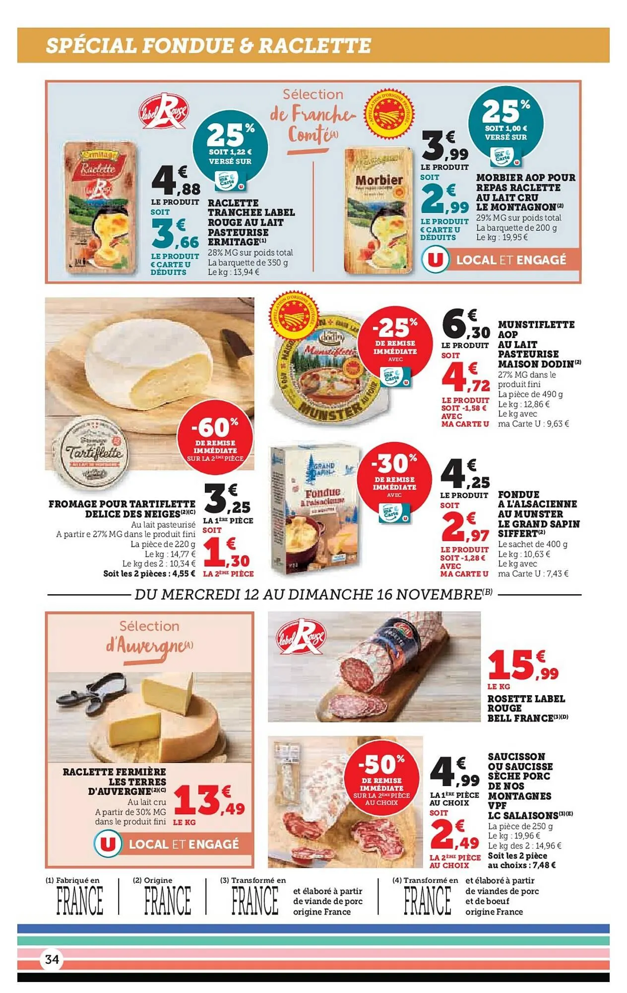 Catalogue Super U du 12 novembre au 23 novembre 2025 - Catalogue page 34