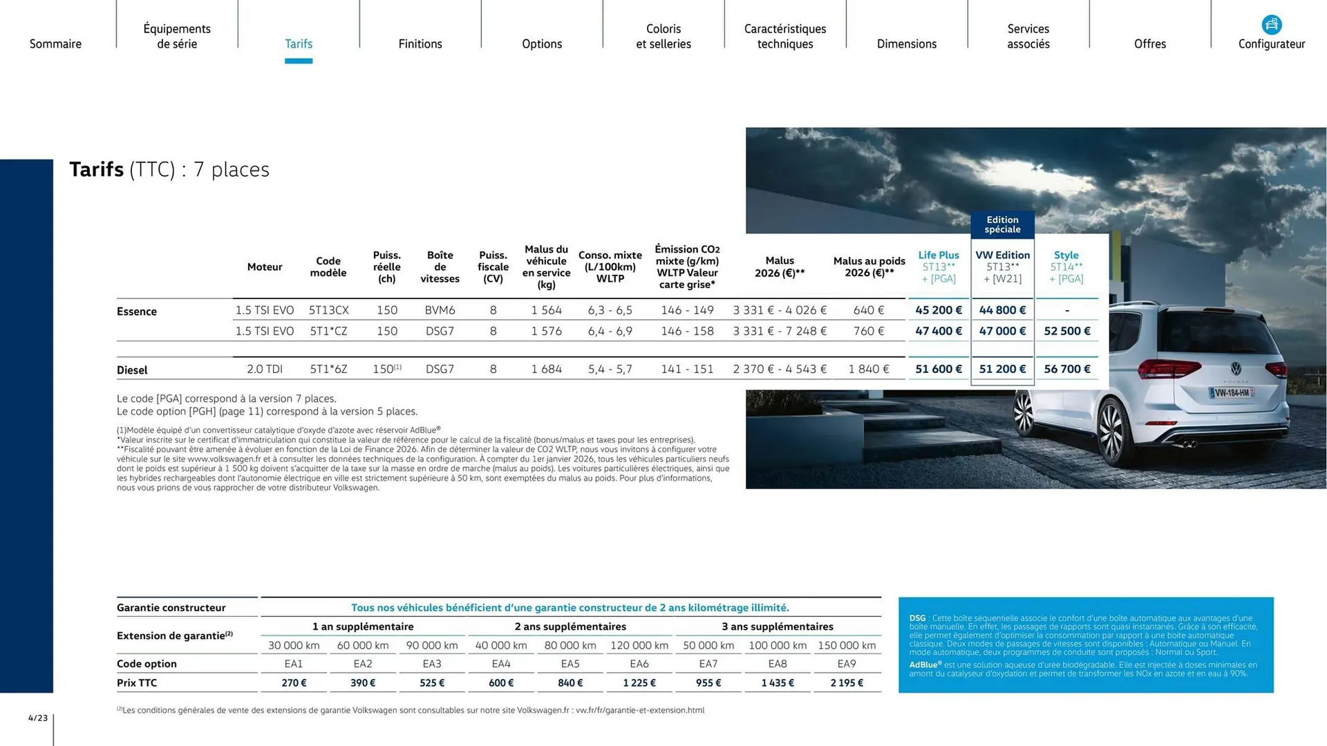 Catalogue Volkswagen du 6 janvier au 6 janvier 2027 - Catalogue page 4