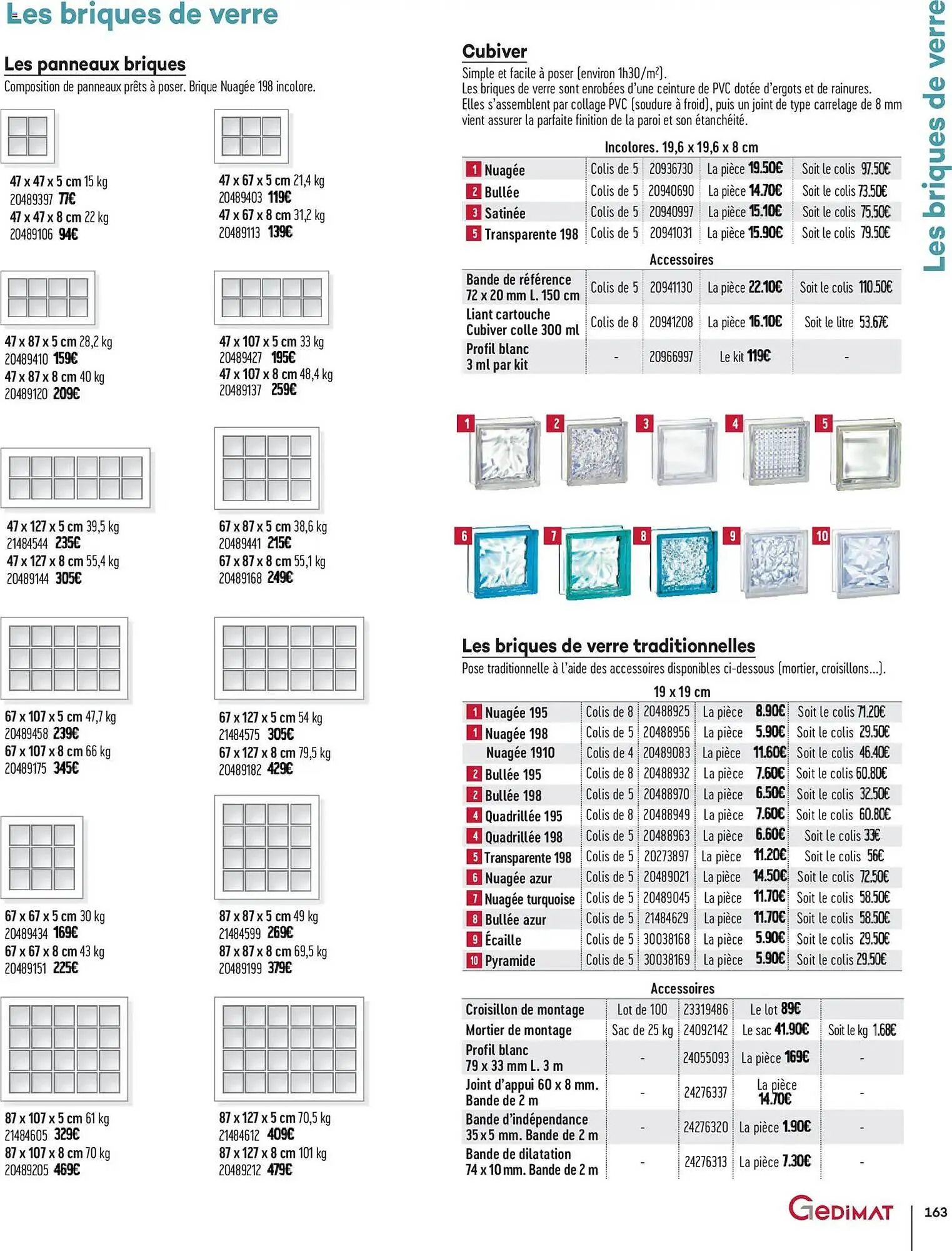 Catalogue Gedimat du 1 avril au 30 avril 2026 - Catalogue page 163