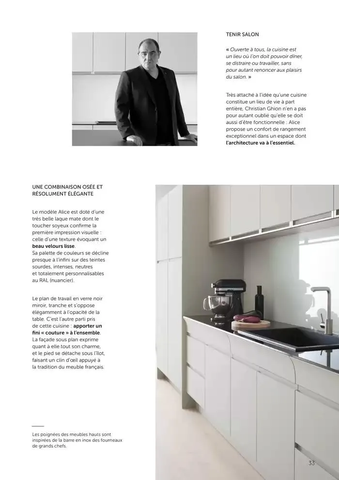 VOUS NE TROUVEREZ PAS VOTRE CUISINE DANS CE CATALOGUE du 16 janvier au 30 avril 2025 - Catalogue page 33
