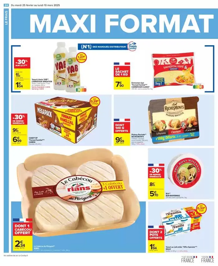 SPÉCIAL MAXI FORMAT du 25 février au 10 mars 2025 - Catalogue page 26
