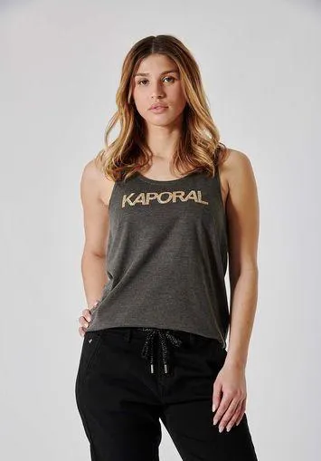 Débardeur gris Femme