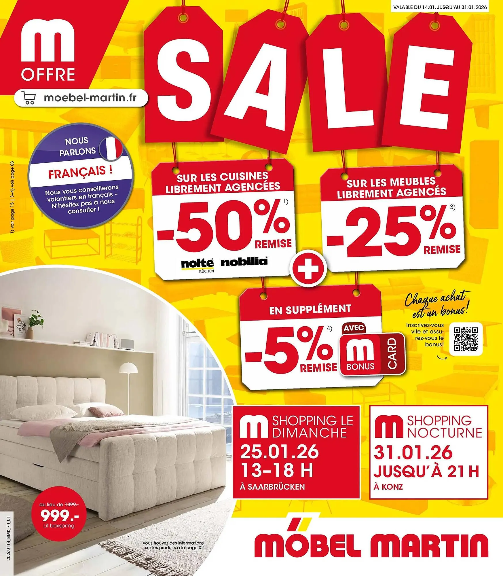 Catalogue Möbel Martin du 13 janvier au 31 janvier 2026 - Catalogue page 1