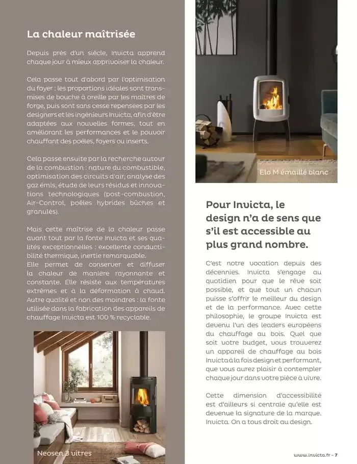 Le chauffage du futur a déjà 100 ans du 15 janvier au 31 mai 2025 - Catalogue page 7